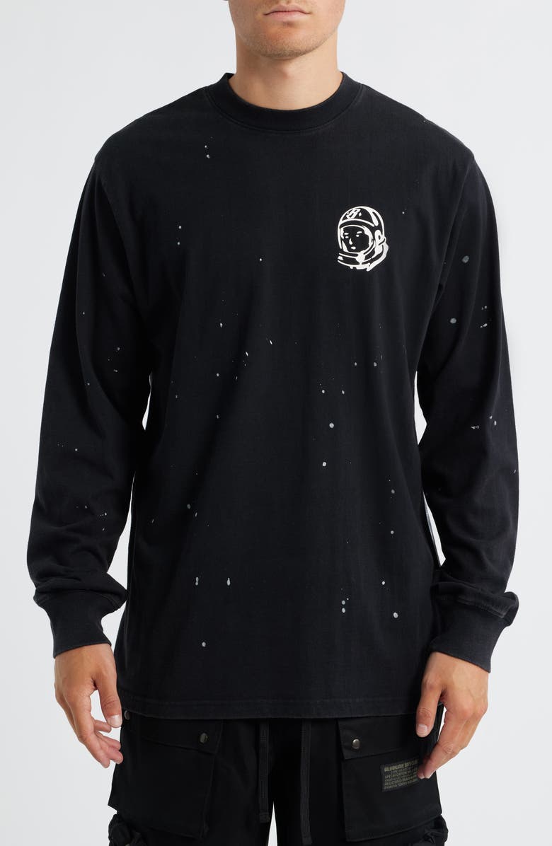 Billionaire Boys Club BB Oblivion Helmet Head Long Sleeve Graphic T-Shirt, Main, color, Black