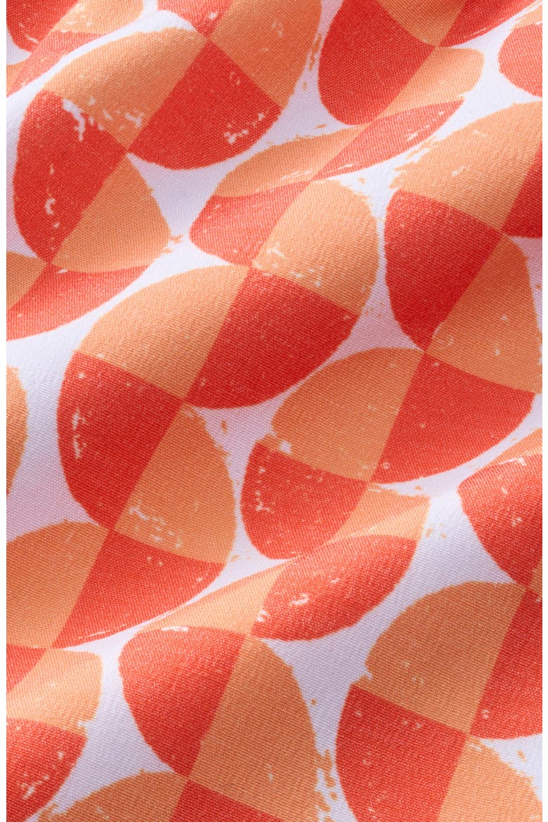 Kids' Bayberry Water Repellent Swim Trunks, Alternate, color, ORANGE SQUIGGLES