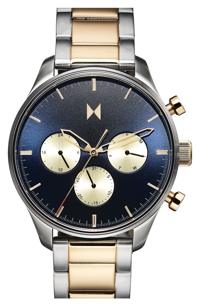 MVMT Airhawk Chronograph Bracelet Watch, 42mm, Main, color, 