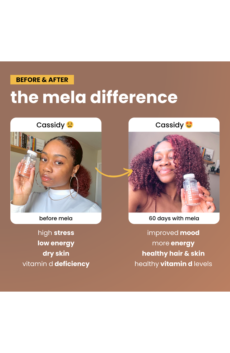 Mela Vitamins Glow Up Bundle for Women of Color, Alternate, color, Peachy Coral