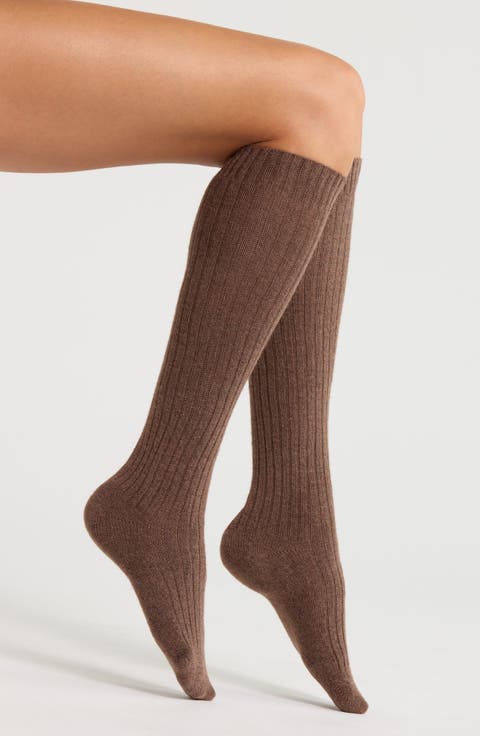 Rib Knee High Socks