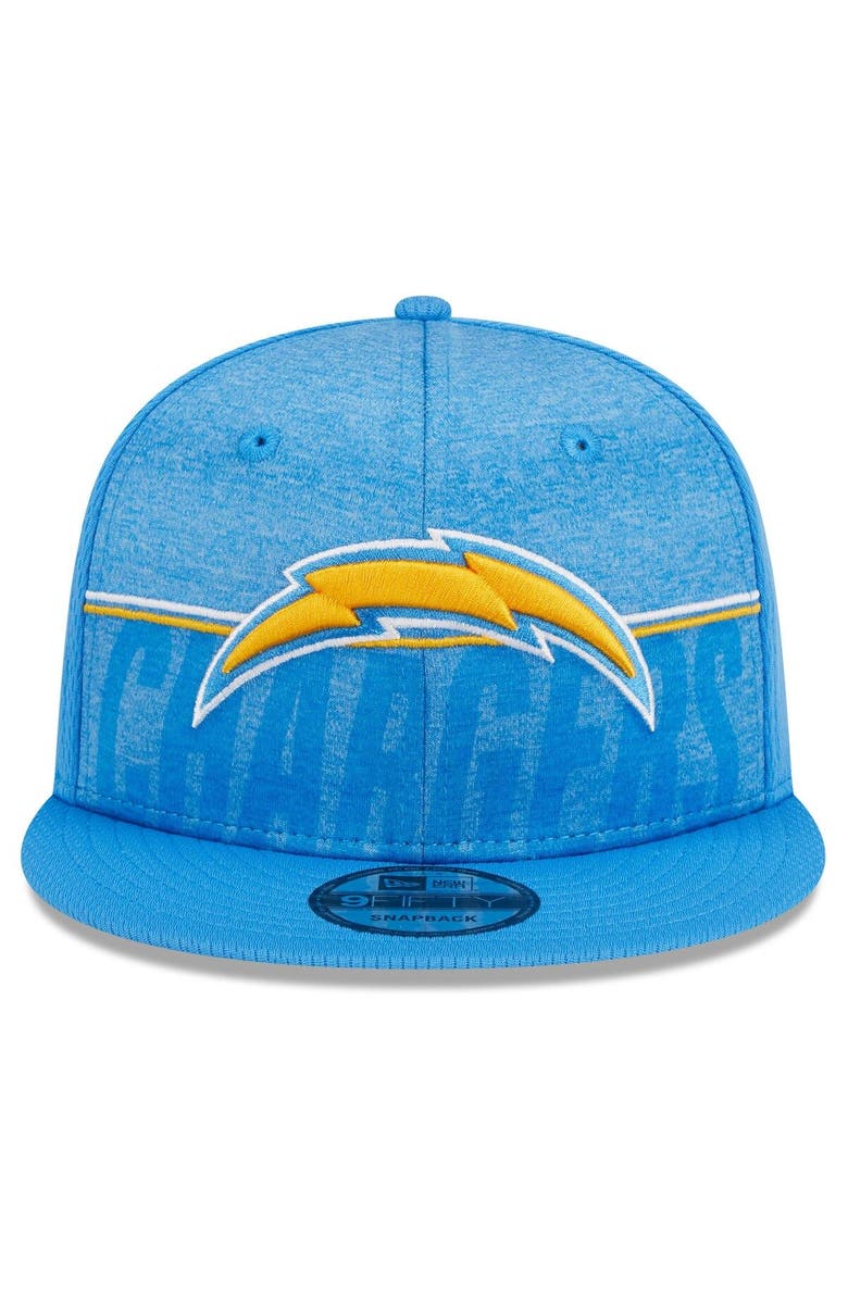New Era Men's New Era Powder Blue Los Angeles Chargers 2023 NFL Training Camp 9FIFTY Snapback Hat, Alternate, color, 