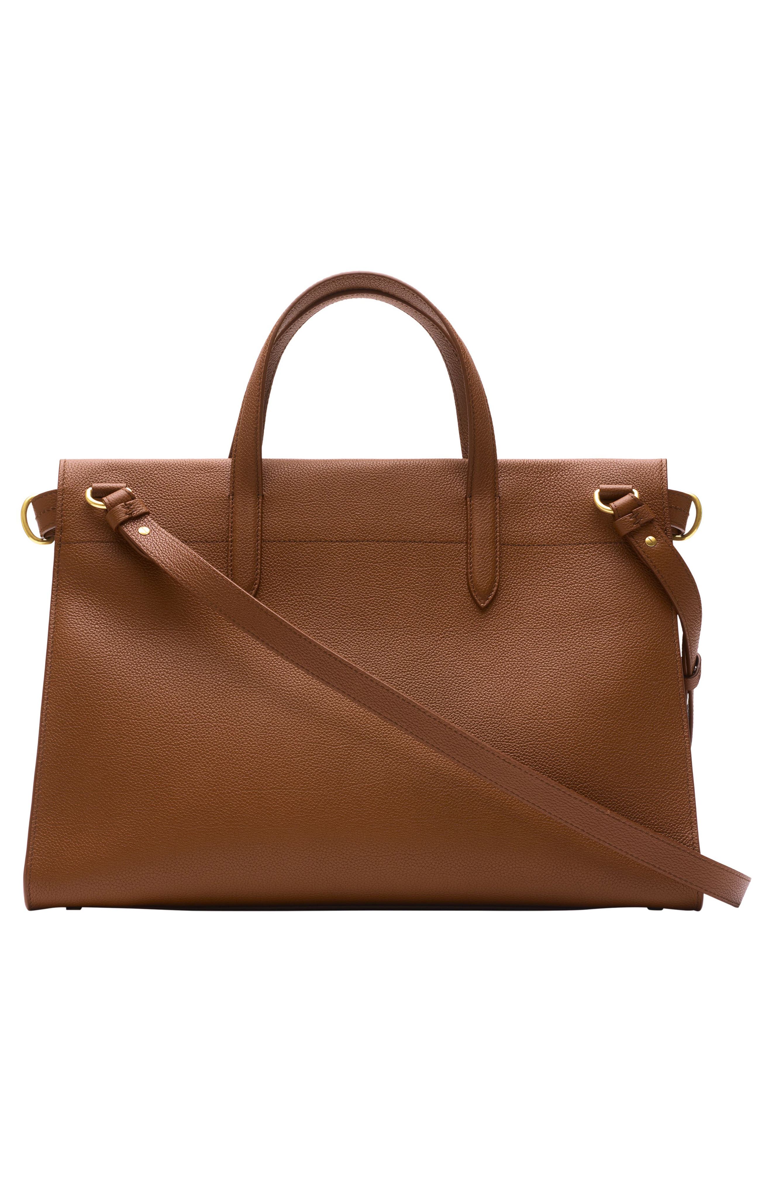 Burberry Medium Cotswolds Leather Tote, Alternate, color, 