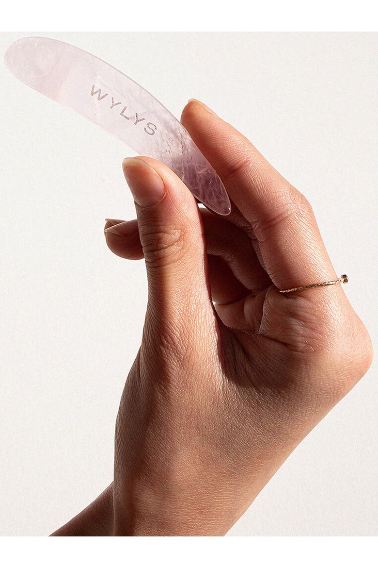 Rose Quartz Spatula Facial Tool, Alternate, color, None