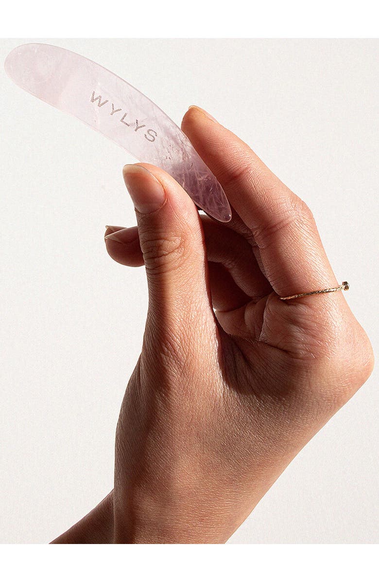 WYLYS Rose Quartz Spatula Facial Tool, Alternate, color, NO COLOR