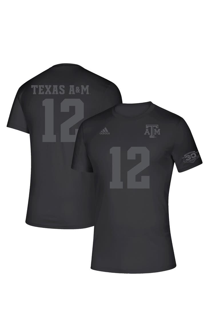 Unisex adidas Black Texas A&M Aggies Soccer 30th Anniversary T-Shirt, Main, color, Black