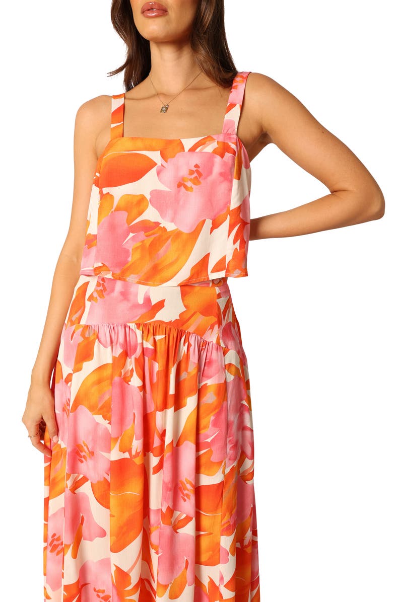 Petal & Pup Lulu Floral Two-Piece High-Low Dress, Alternate, color, 