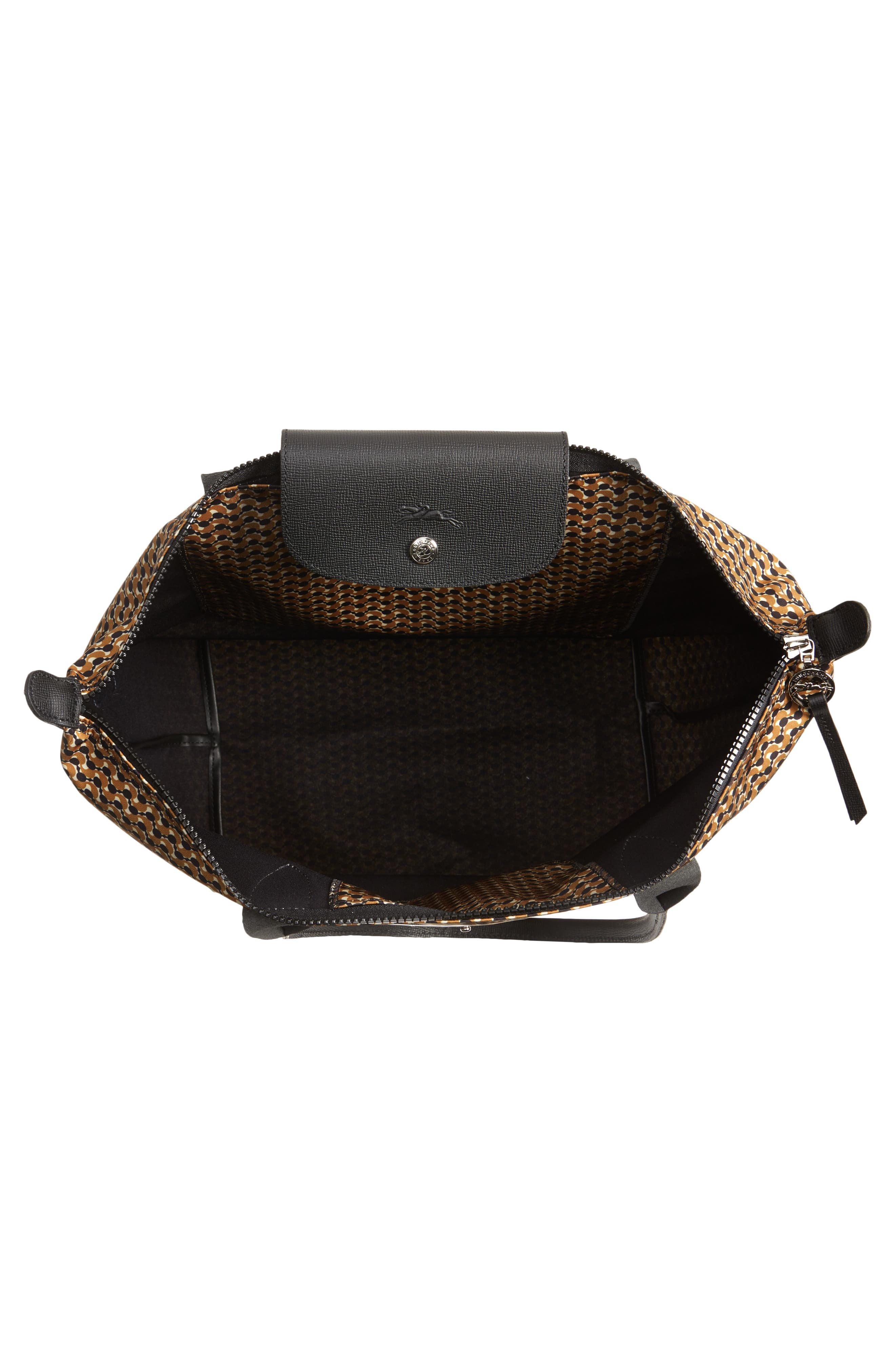 Longchamp Large Le Pliage Print Nylon Shoulder Tote, Alternate, color, 