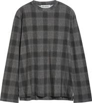 OUR LEGACY Box Check Long Sleeve T-Shirt