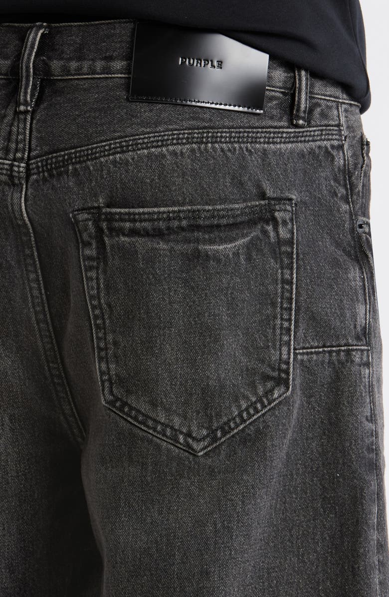 PURPLE BRAND Kamari Denim Cutoff Shorts, Alternate, color, Black