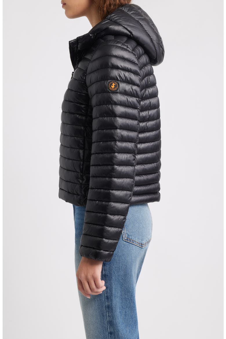 Babe Puffer Jacket, Alternate, color, BLACK