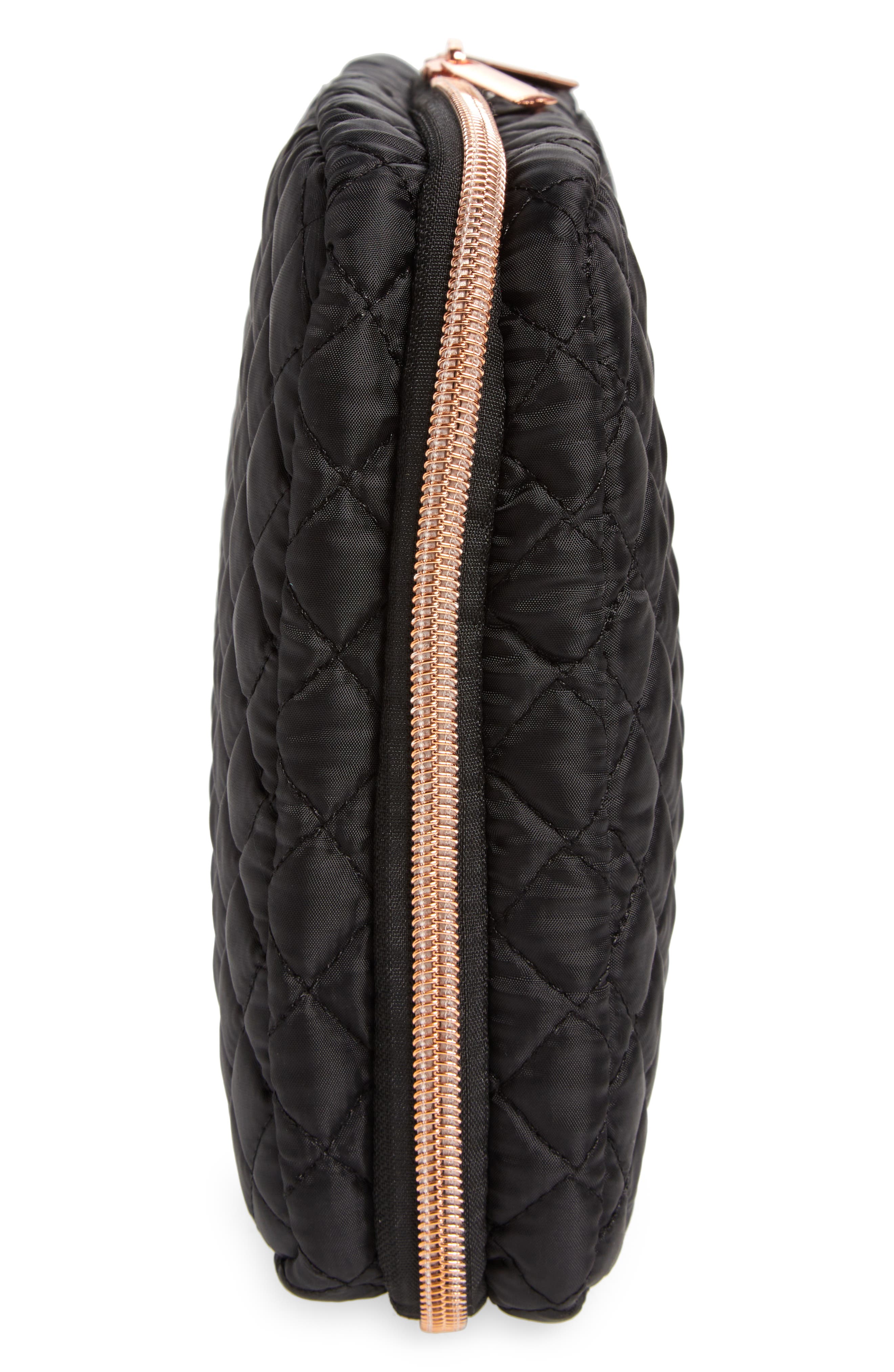 MYTAGALONGS Coco Quilt Hanging Cosmetic Case, Alternate, color, 