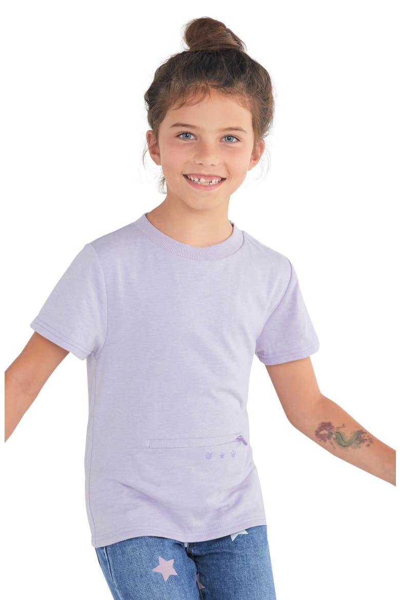 Bori the Bear 2-in-1 Stuffed Animal T-Shirt, Alternate, color, LILAC MARL