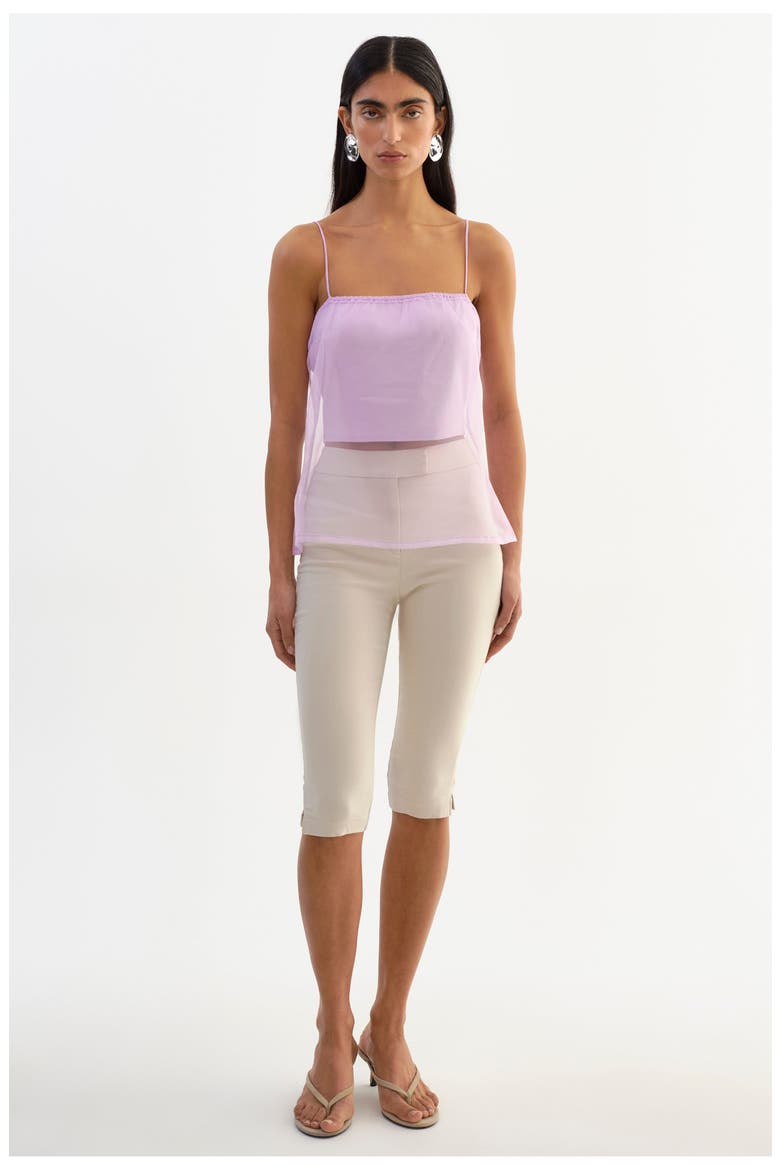 Delphine | Sheer Top, Alternate, color, Lilac