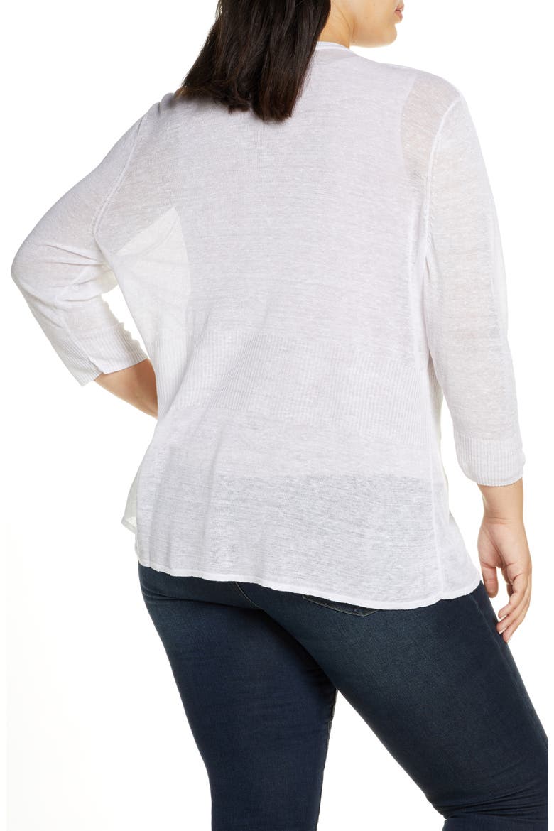 Divinie Lightweight Cardigan, Alternate, color, PAPER WHITE