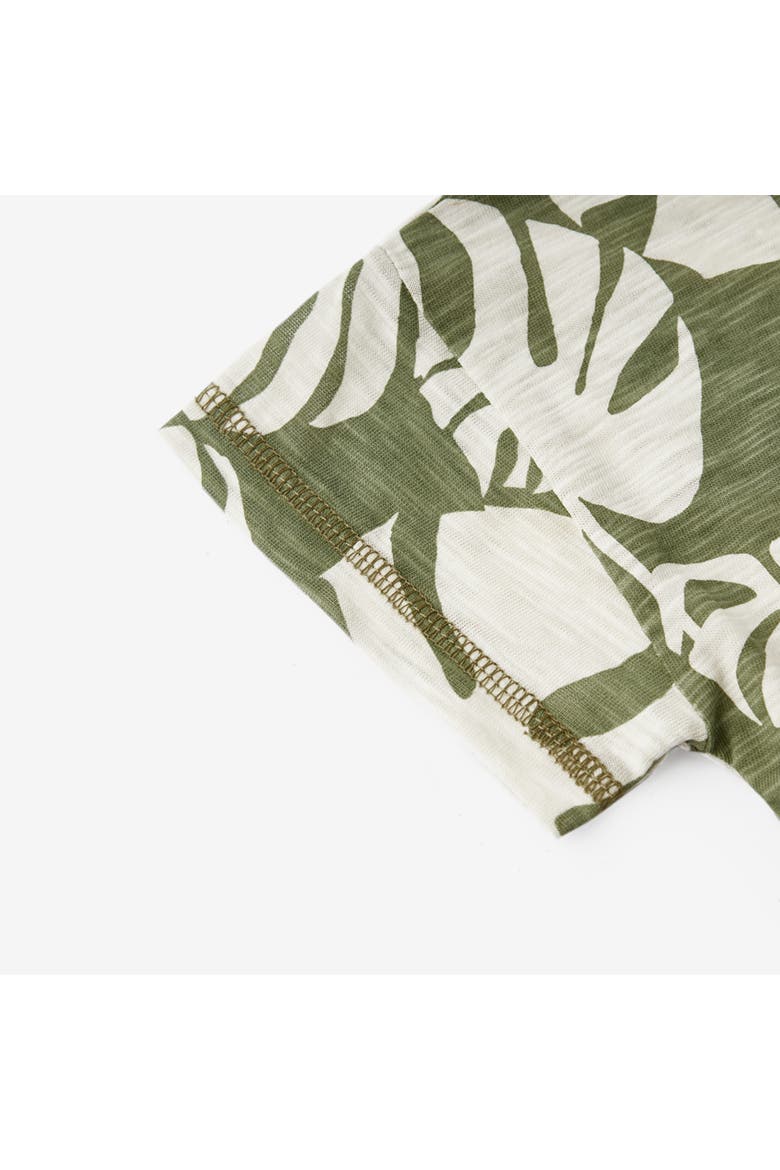 Slub Cotton Pocket Tee, Alternate, color, Island Leaf Silhouette