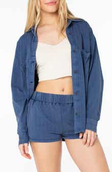 Roxy Sandpiper Cotton Button-Up Shirt