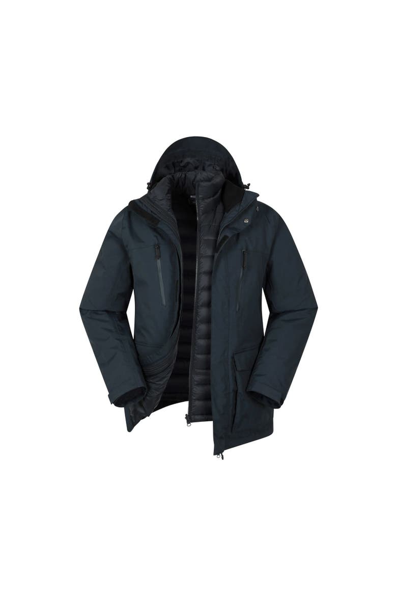 Correspondent Ii Three In 1 Down Jacket, Main, color, Navy