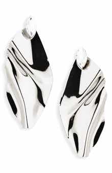 Tasha Crystal & Leaf Statement Drop Earrings