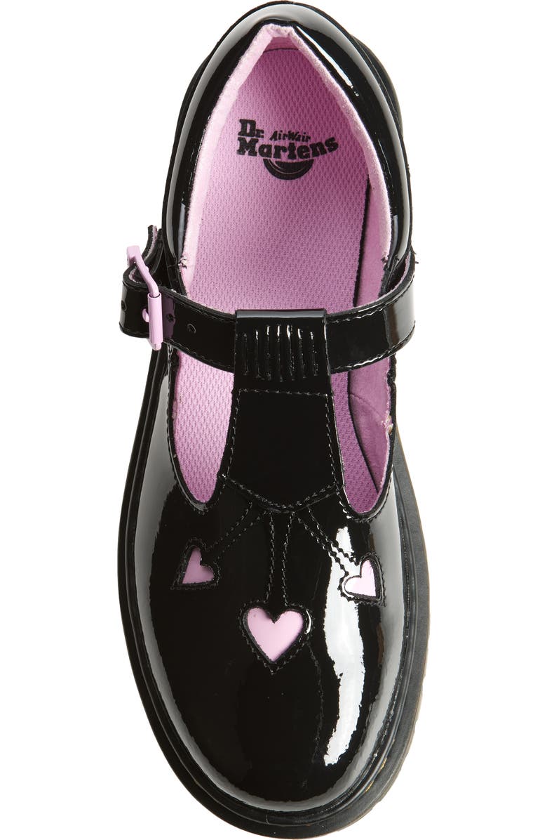 Dr. Martens Kids' Bex Heart T-Bar Mary Jane, Alternate, color,