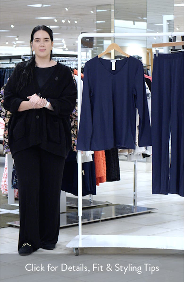 Cotton & Silk Long Sleeve Pajamas, sales video thumbnail