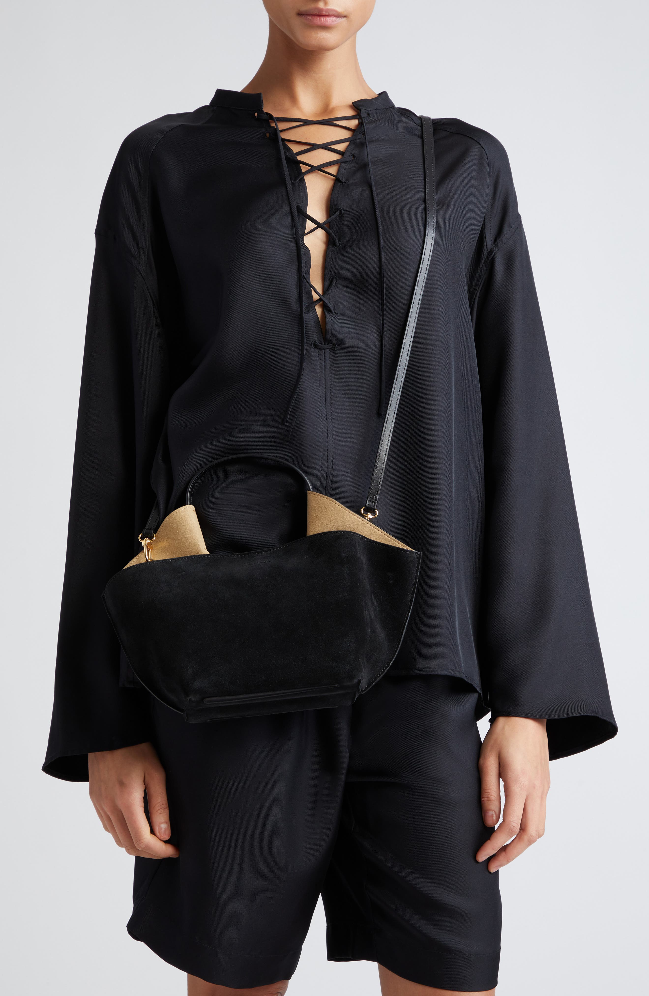 Ree Projects Mini Ann Suede Tote, Alternate, color, 