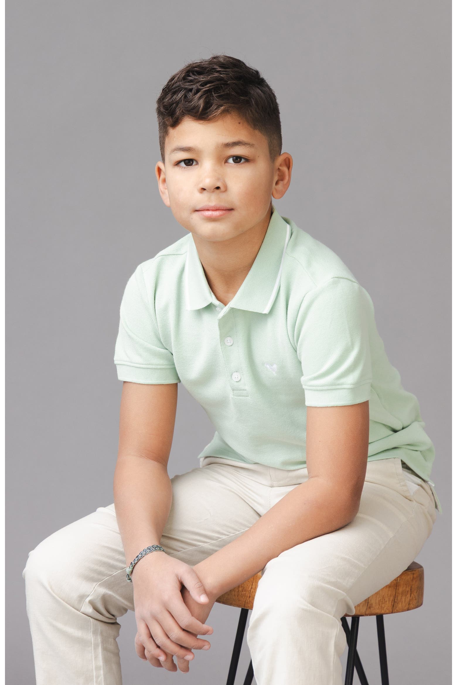 Henry D Rack Hope & Henry Kids' Organic Short Sleeve Knit Pique Polo Shirt | Nordstrom