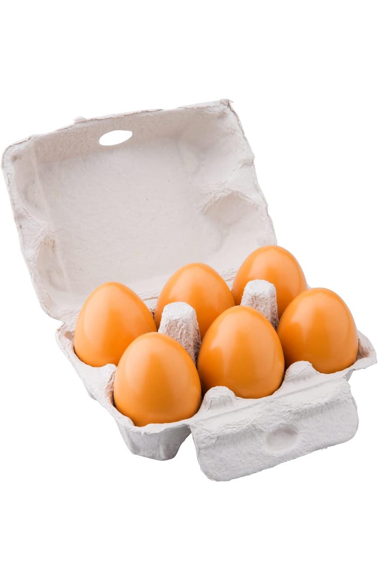NEW CLASSIC TOYS Wooden Eggs 6-pieces, Main, color, Multi