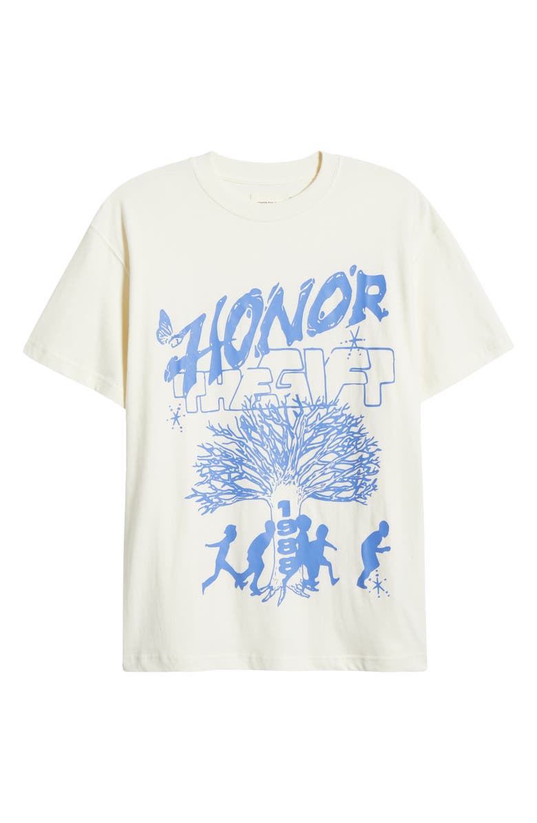 HONOR THE GIFT Family Tree Graphic T-Shirt, Alternate, color, Bone