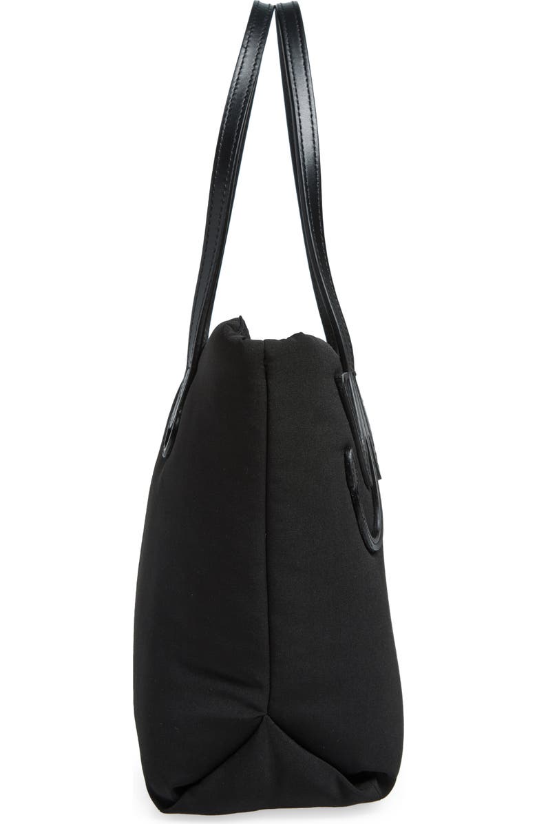 JW Anderson Small Anchor Puffy Canvas Tote, Alternate, color, Black