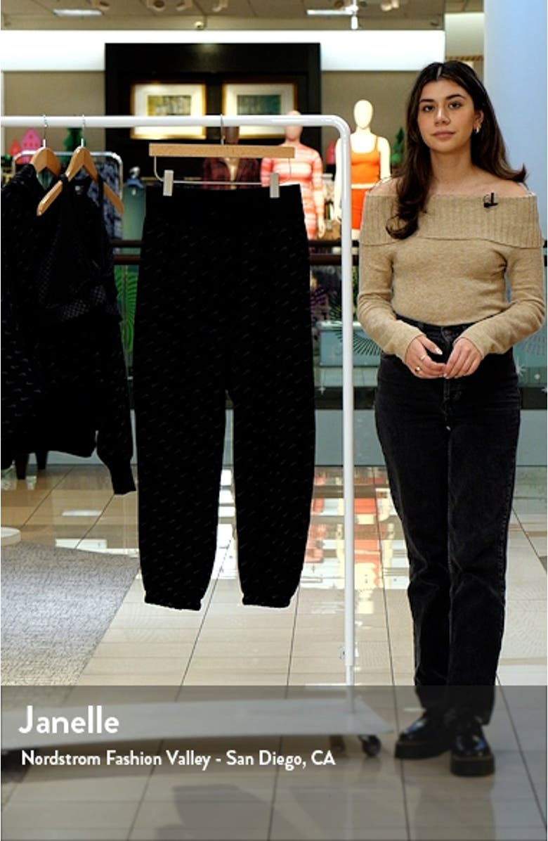 Swoosh Print Cotton Blend Fleece Sweatpants, sales video thumbnail