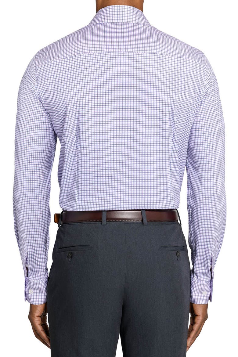 Slim Fit Check Reworked Button-Up Shirt, Alternate, color, WHITE/ PINK