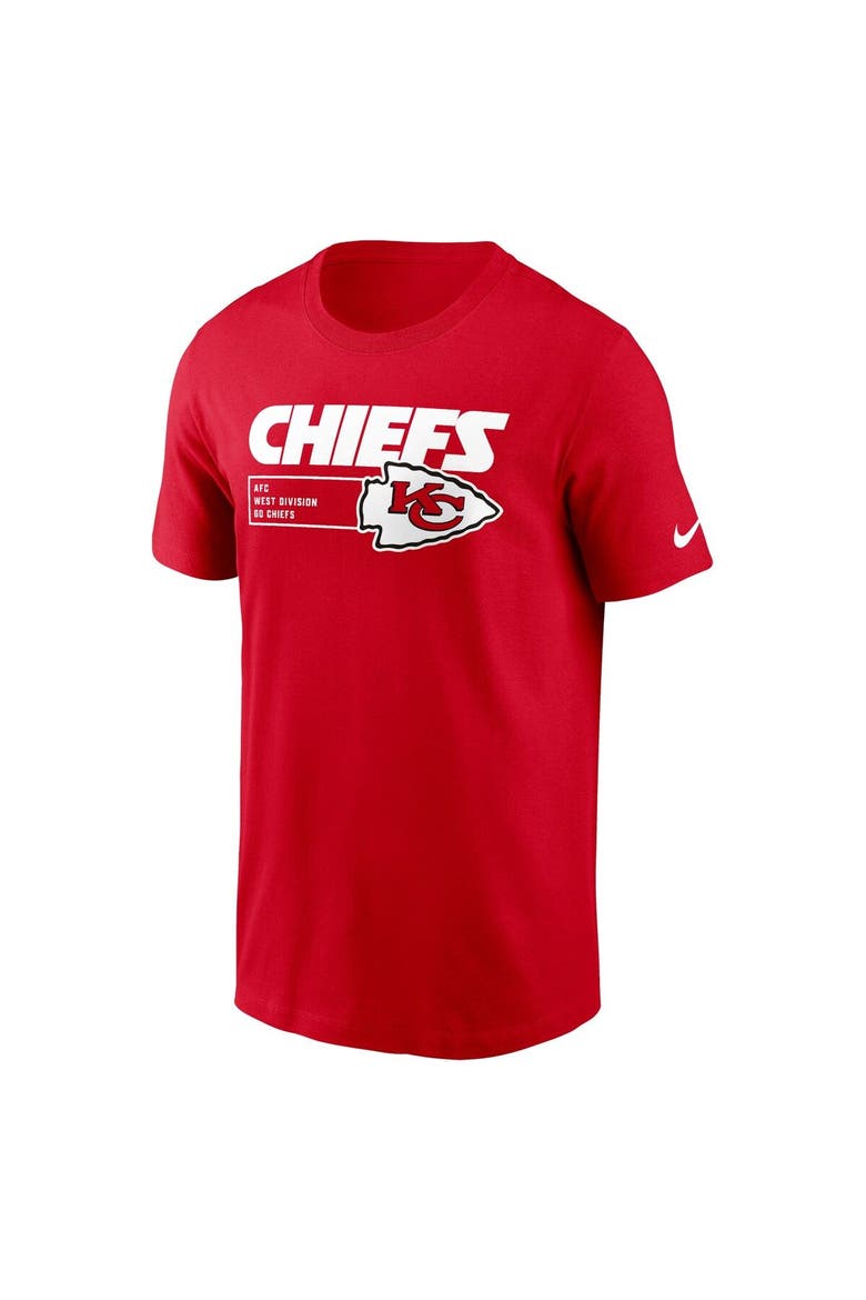 Men's Nike Red Kansas City Chiefs Division Essential T-Shirt, Alternate, color, Red