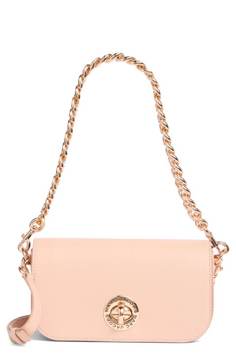 DTM Signet Turnlock Shoulder Bag with Chain