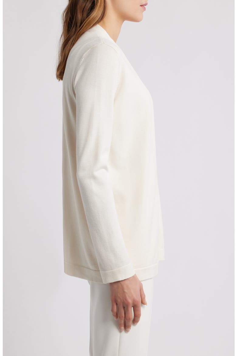 Chatham Open Front Cardigan, Alternate, color, WHITE DOVE