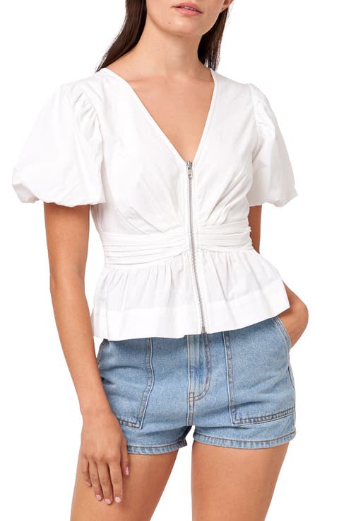 Wilma Bubble Sleeve Top