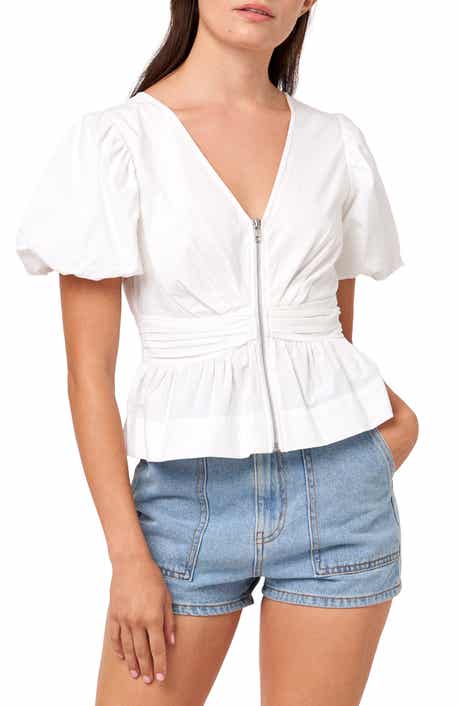 Wilma Bubble Sleeve Top
