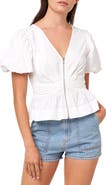 CIEBON Wilma Bubble Sleeve Top