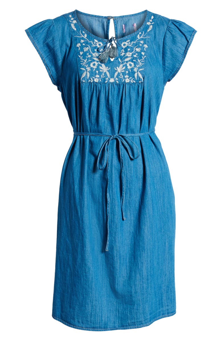 Fourteenth Place Flutter Sleeve Maternity Dress, Alternate, color,