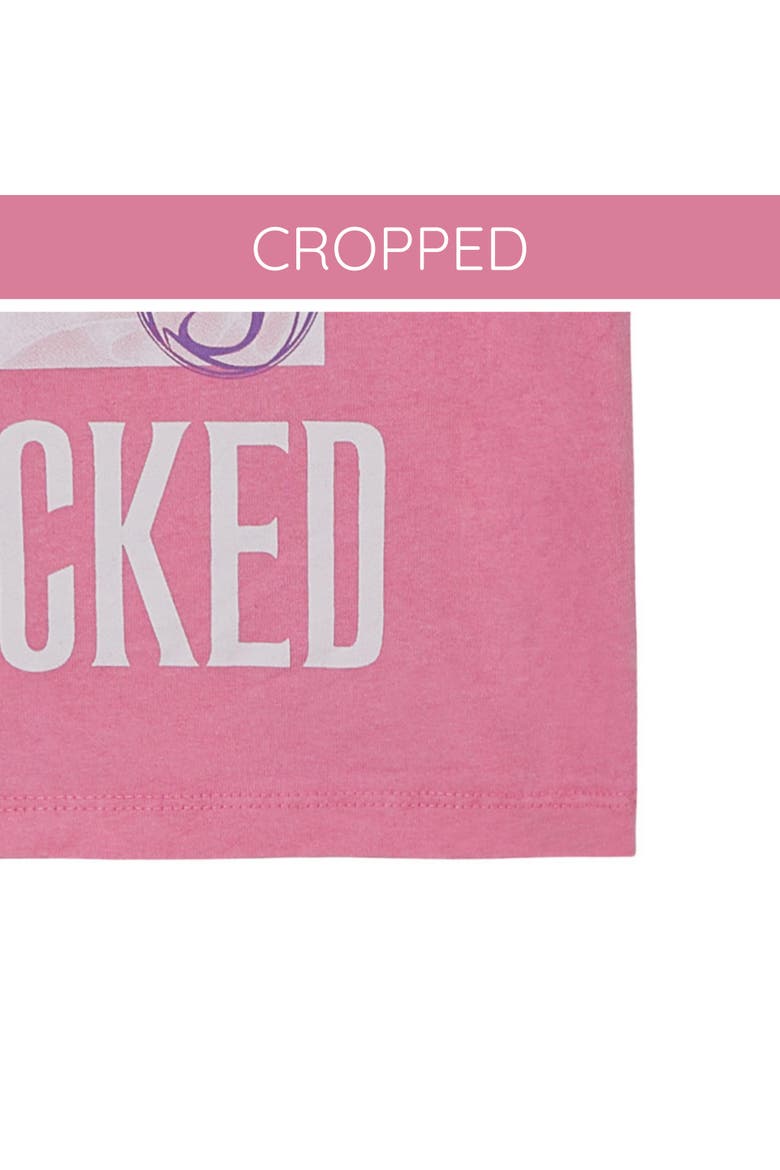 Cropped Drop Shoulder T-Shirt, Alternate, color, Sachet Pink Glinda