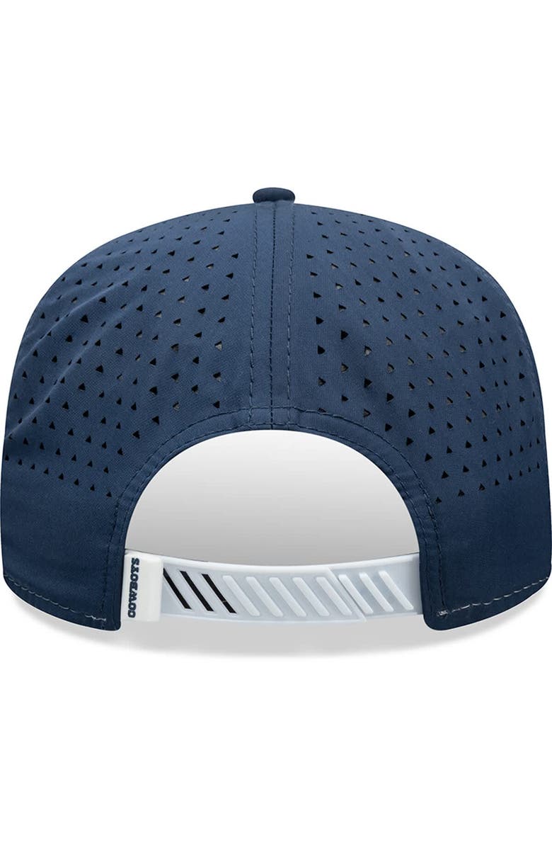 New Era Men's New Era White/Navy Dallas Cowboys Established Patch 9SEVENTY Adjustable Hat, Alternate, color, White