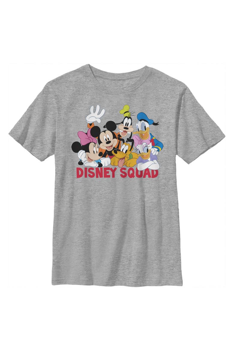 Boy's Mickey & Friends Mickey & Friends Squad Graphic Tee, Main, color, Athletic Heather