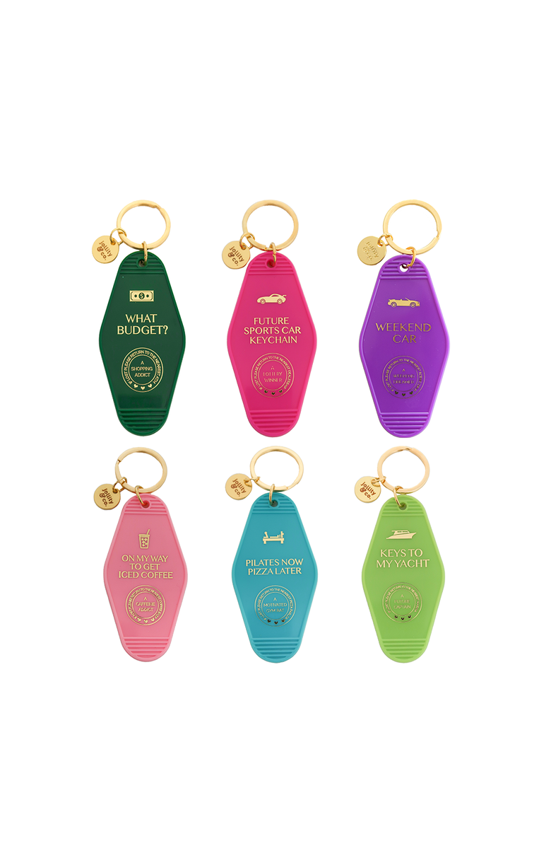 Jollity
Co Vintage Motel Keychains, 6 Style Options, Alternate, color, Keys To My Yacht