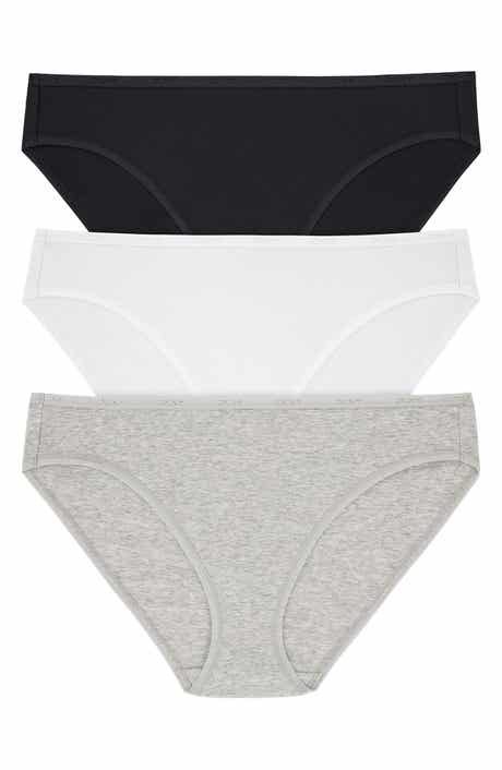 DKNY 3-Pack Cotton Blend Bikinis