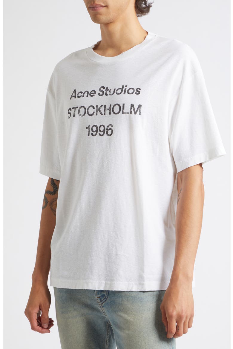 Exford U 1996 Organic Cotton & Hemp Graphic T-Shirt, Alternate, color, OFF WHITE