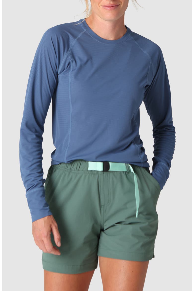 Echo Performance Long Sleeve T-Shirt, Main, color, SKYLINE