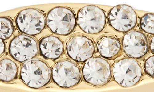Covet Pavé Cz Navette Ring In Gold