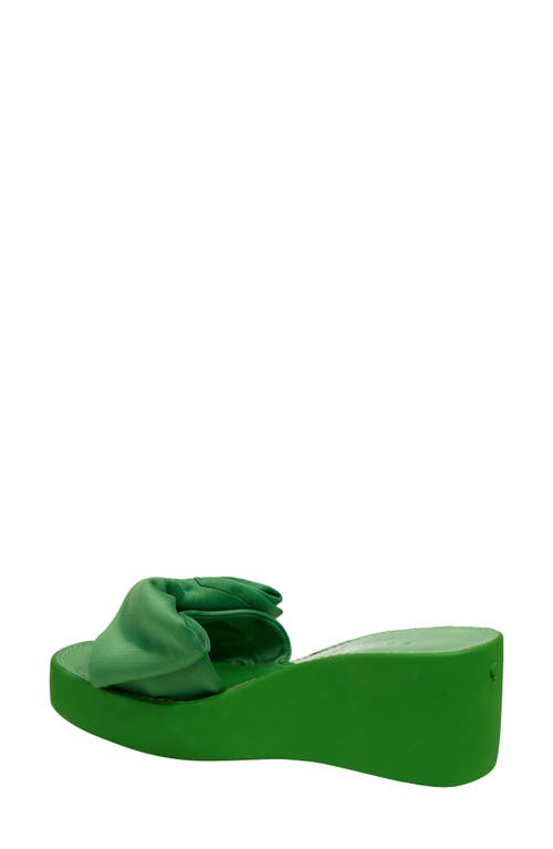 Kate Spade New York Bikini Platform Wedge Sandal In Green