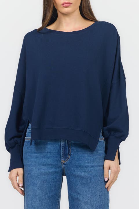 Trenton Oversized Terry Sweatershirt Sweater