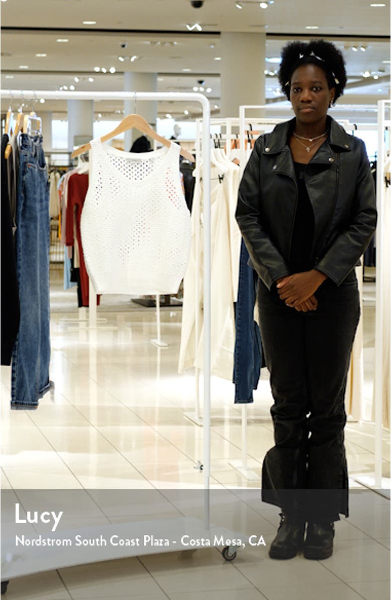 Open Stitch Organic Cotton Sweater Tank, sales video thumbnail